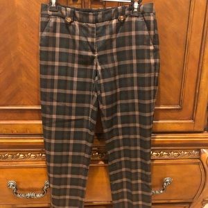 Plaid dress pants